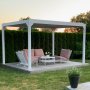 Valkoinen Pergola Premium | Avattavat sleet