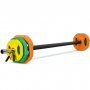 Aerobic Pump Barbell | 20 kg painojen sarja | Kotiharjoitteluun