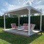 Valkoinen Pergola Premium | Avattavat sleet