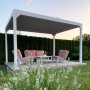 Valkoinen Pergola Premium | Avattavat sleet